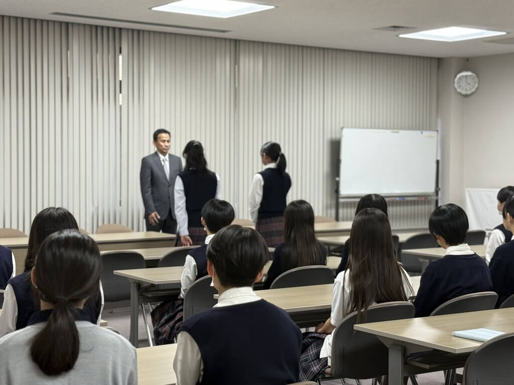 中2修学旅行 結団式