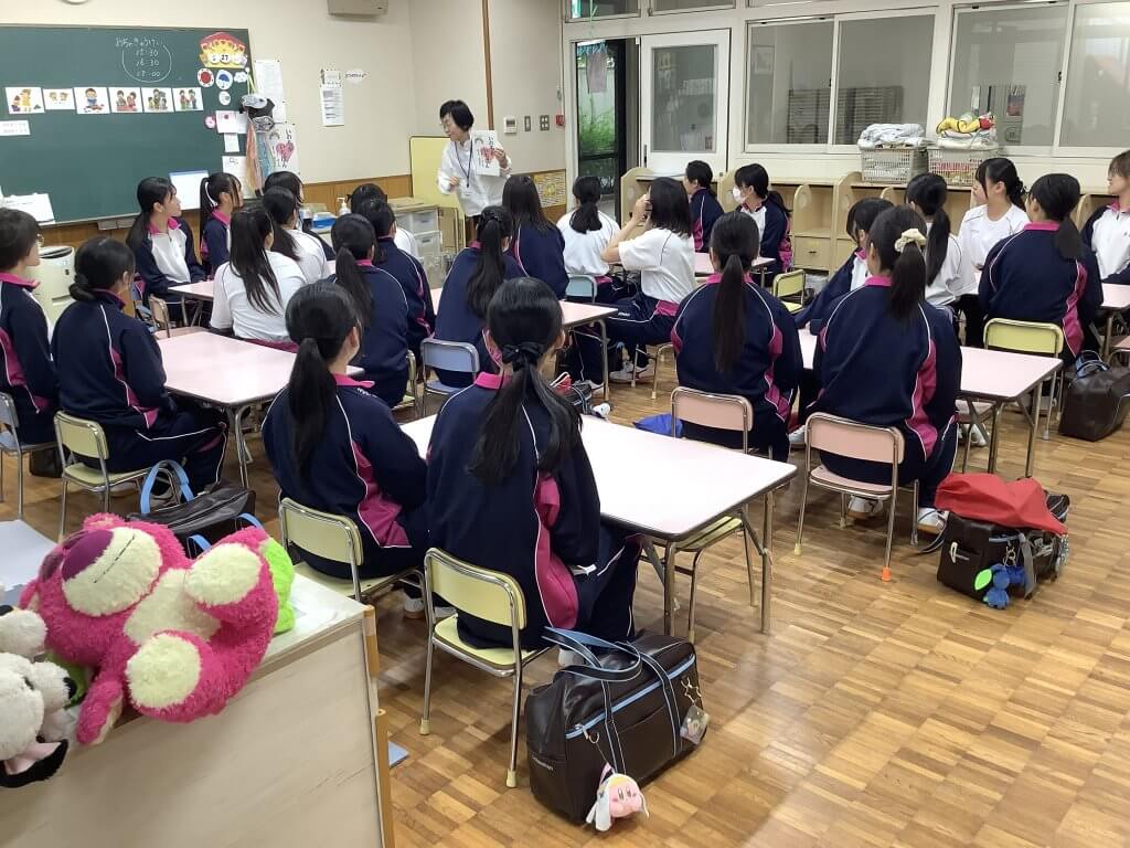 高1幼児教育コース 城南学園幼稚園見学会