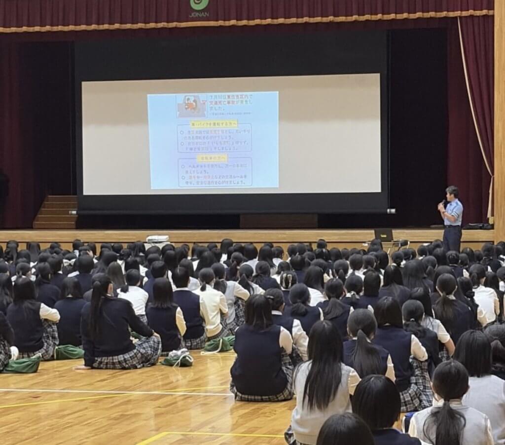 1学期終業式・交通安全教室